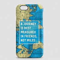 A Journey is - World Map - Phone Case