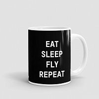 Eat Sleep Fly - Mug