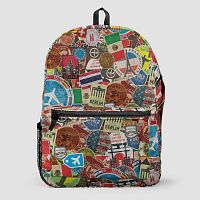 Travel Stickers - Backpack
