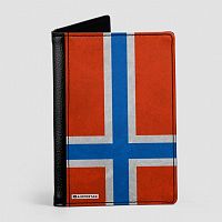Norwegian Flag - Passport Cover
