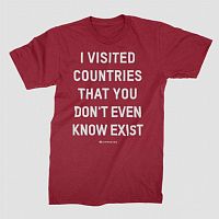 Visited Countries - Men's Tee
