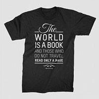 The World Is A Book - Men's Tee