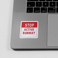 Stop Active Runway - Sticker