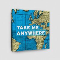 Take Me - World Map - Canvas