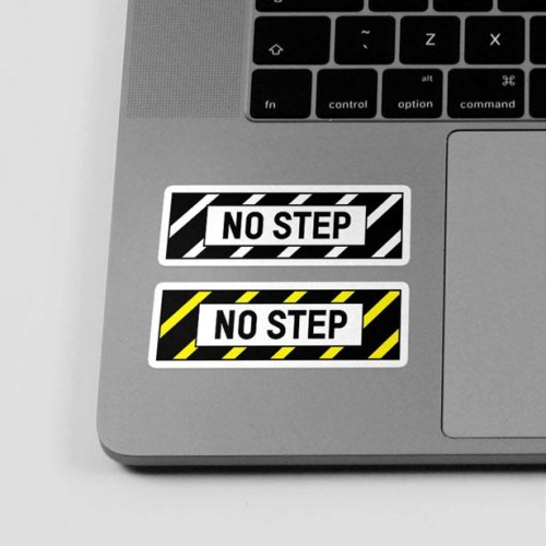 No Step - Sticker