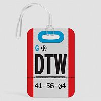 DTW - Luggage Tag