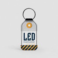 LED - Leather Keychain