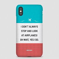 Look at Airplanes - Phone Case