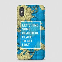 Let's Find - World Map - Phone Case